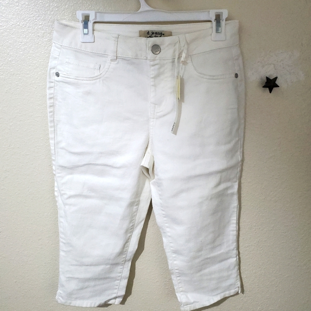White Capris size 8